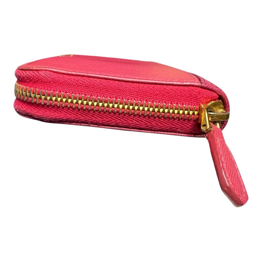 Prada Two Tone Pink Saffiano Leather Midsize Wallet - Picture 7 of 10